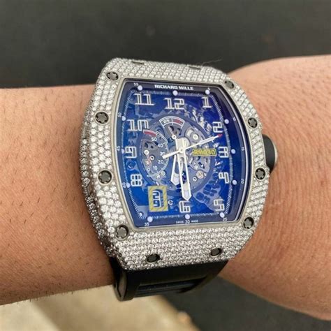 full diamond iced out richard mille|Richard Mille watches.